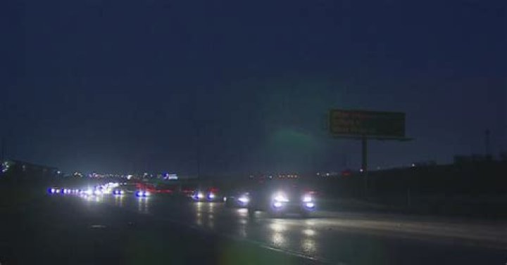 A long, dark stretch of road