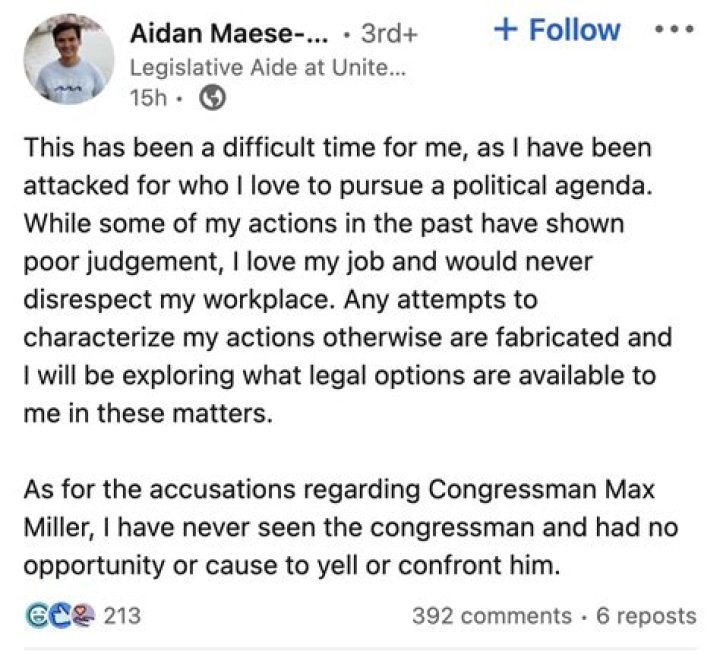 Aidan Maese-czeropski: Aidan Maese-Czeropski: Possible Criminal Charges Over Leaked Senate Video