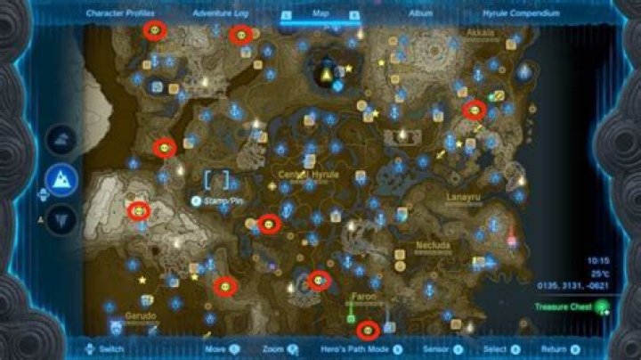All Gleeok Locations (Map) in Tears of the Kingdom (TOTK)