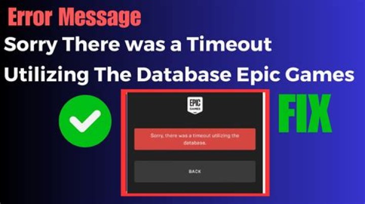 Epic Games 'Timeout Utilizing the Database': How To Fix Error On Fortnite