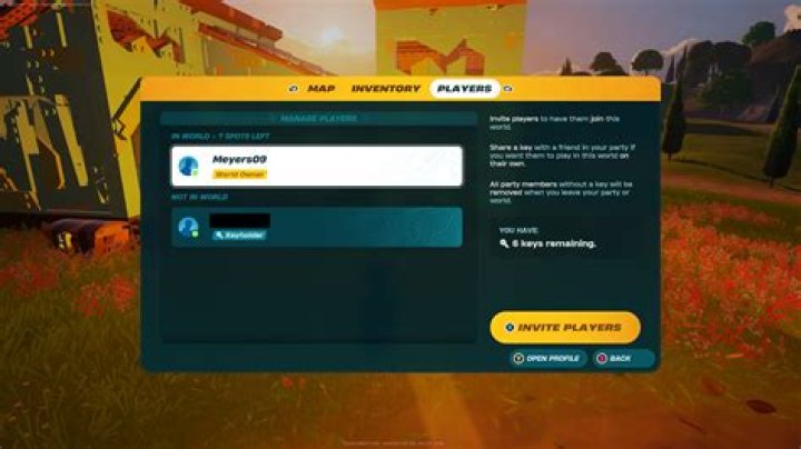 How to Add Players as World Key Holders in LEGO Fortnite