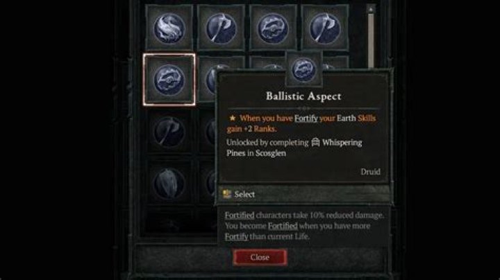 How to Get the Ballistic Aspect in Diablo 4