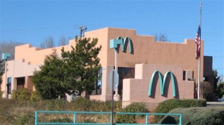 The only McDonald's branch with blue arches instead of yellow - here's why