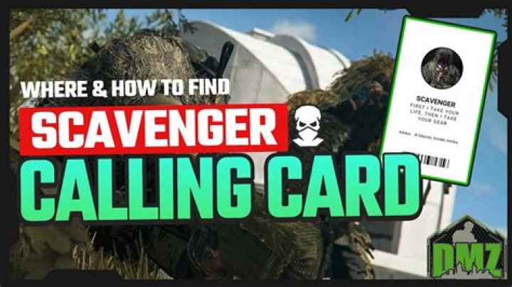 Where to Find Scavenger Calling Cards in COD DMZ